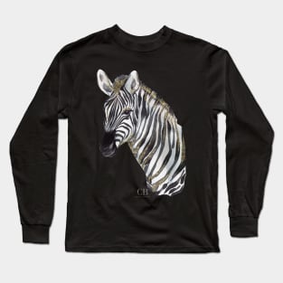 Zebra - Jungle Gold Long Sleeve T-Shirt